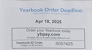 Yearbook Order